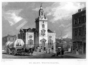 Kościół Najświętszej Marii Panny, Whitechapel, Londyn, 1831.