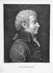 Wolfgang Amadeusz Mozart, ok. 1825 autorstwa J. W. Schmidt