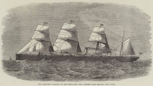 Parowiec Atlantic z linii White Star Line rozbił się w pobliżu Halifax w Nowej Szkocji autorstwa J. Wells