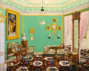 Szafka kolekcjonerska w Schloss Ballenstedt, Sachsen-Anhalt autorstwa J. Willing