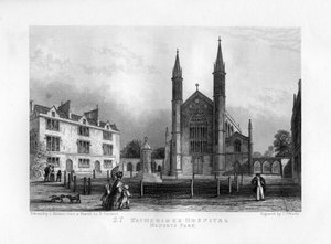 Szpital św. Katarzyny, Regents Park, Londyn, XIX wiek.