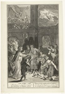 Śmierć pierworodnych w Egipcie Zabity pierworodny w Egipcie autorstwa J. van Buysen