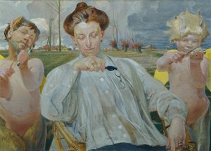 Żona artysty autorstwa Jacek Hyacinth Malczewski
