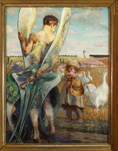 Aniele pójdę za Tobą autorstwa Jacek Malczewski