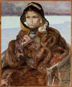 Modląca się dziewczynka autorstwa Jacek Malczewski