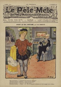 Przed balem kostiumowym. Ilustracja do Le Pele-Mele, 1901