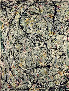 Pofałdowane ścieżki autorstwa Jackson Pollock