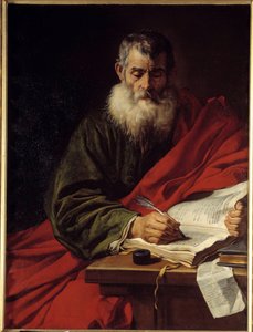 Pismo św. Pawła. Obraz Jacoba Adriaensza Backera (1608-1651) Ec. Hol.