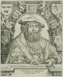 Król Danii Chrystian II autorstwa Jacob Binck