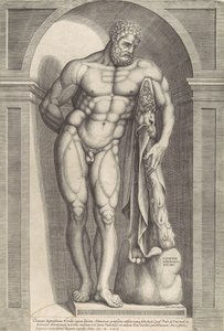 Lustro rzymskiej wspaniałości: Herkules Farnese, 1562., 1562. autorstwa Jacob Bos