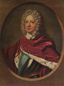 „George II, król Anglii”, 1721-1724, 1913 autorstwa Jacob Christoph Le Blon