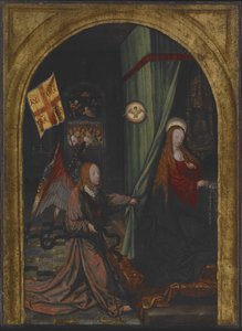 Zwiastowanie, ok. 1508 r. (olej na drewnie) autorstwa Jacob Cornelisz van Oostsanen