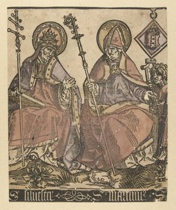 Święci Sylwester i Martinus Święci z Anną w Drieën (tytuł serii) autorstwa Jacob Cornelisz van Oostsanen