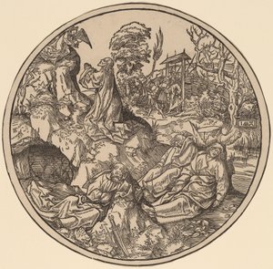 Agonia w ogrodzie autorstwa Jacob Cornelisz van Oostsanen