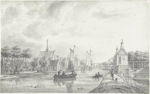 Twarz w Leiderdorp autorstwa Jacob Elias La Fargue
