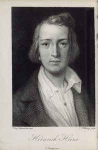 Portret poety Heinricha Heinego 1797-1856, 1850 autorstwa Jacob Felsing