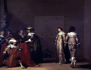 Impreza muzyczna autorstwa Jacob Fransz van der Merck
