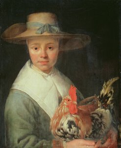 Dziewczyna z kogutem