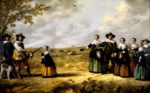 Portret rodziny w pejzażu autorstwa Jacob Gerritsz Cuyp