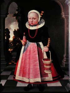 Portret dziewczynki trzymającej lalkę i koszyk autorstwa Jacob Gerritsz Cuyp