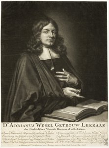 Adrian Wesel, duchowny w Amsterdamie autorstwa Jacob Gole