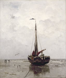 Łódź rybacka autorstwa Jacob Henricus or Hendricus Maris