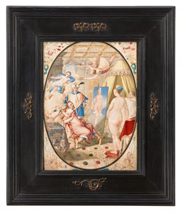 Apelles malujący Campaspe, kochankę Aleksandra Wielkiego