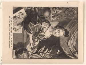 Portret van Maria Sibylla Merian Maria Sibylla Merian (tytuł na obiekcie)