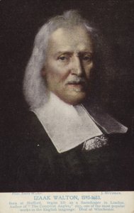 Izaak Walton (1593-1683), pisarz angielski