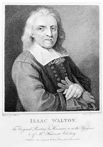Portret Isaaca Waltona (1593-1683) grawerowany przez Marino Bovi (1758-1805) 1794