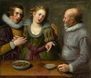 Alegoria nierównej miłości, ok. 1620 (olej na płótnie)