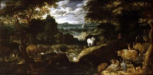 Orfeusz Czarujący Zwierzęta, 1601 (panel)