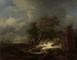 Krajobraz z ruinami autorstwa Jacob van Ruisdael