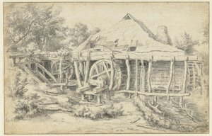 Widok na młyn wodny autorstwa Jacob van Ruisdael
