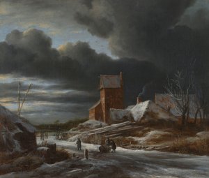 Zimowy krajobraz Zimowy krajobraz autorstwa Jacob van Ruisdael