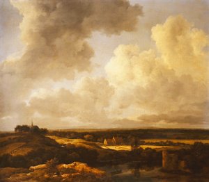 Rozległy krajobraz latem, 1665-70 autorstwa Jacob van Ruisdael