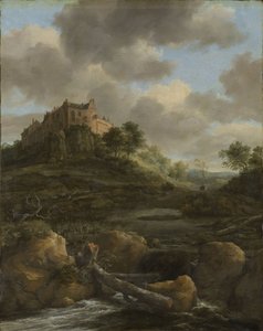 Zamek Bentheim, 1650-82 autorstwa Jacob van Ruisdael