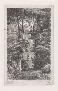 Boslaan autorstwa Jacob Jan van der Maaten