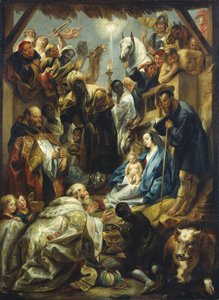 Adoracja Królów autorstwa Jacob Jordaens