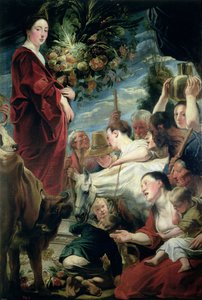 Ofiara dla Ceres, bogini żniw autorstwa Jacob Jordaens