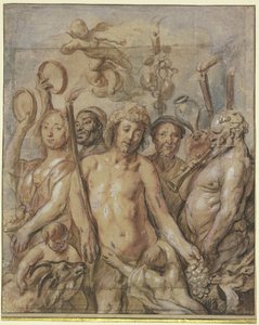 Pochód bachantek (Triumf Bachusa) autorstwa Jacob Jordaens