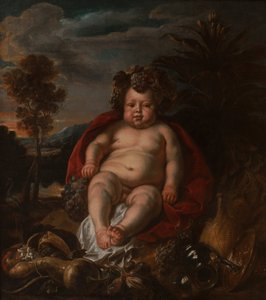 Bachus jako dziecko autorstwa Jacob Jordaens