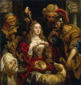 Uczta Kleopatry autorstwa Jacob Jordaens