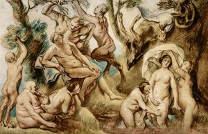 Kąpiel Diany autorstwa Jacob Jordaens