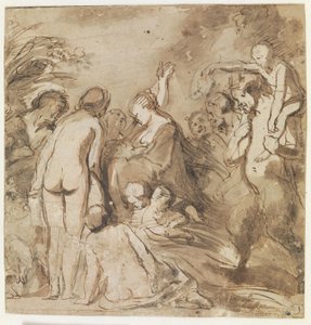 Hołd dla Pomony (alegoria płodności) autorstwa Jacob Jordaens