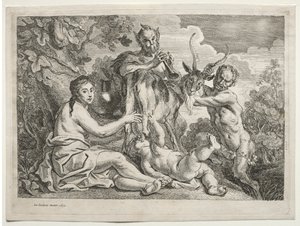 Jowisz karmiony przez kozę Almateę, 1652. autorstwa Jacob Jordaens