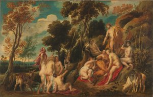 Marsjas ukarany przez Muzy autorstwa Jacob Jordaens