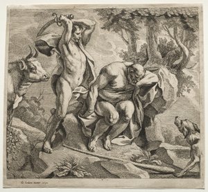 Argus zabijający Merkurego autorstwa Jacob Jordaens
