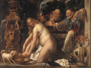 Zuzanna i Starsi autorstwa Jacob Jordaens