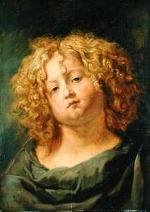 Dziewczyna z kręconymi włosami autorstwa Jacob Jordaens
